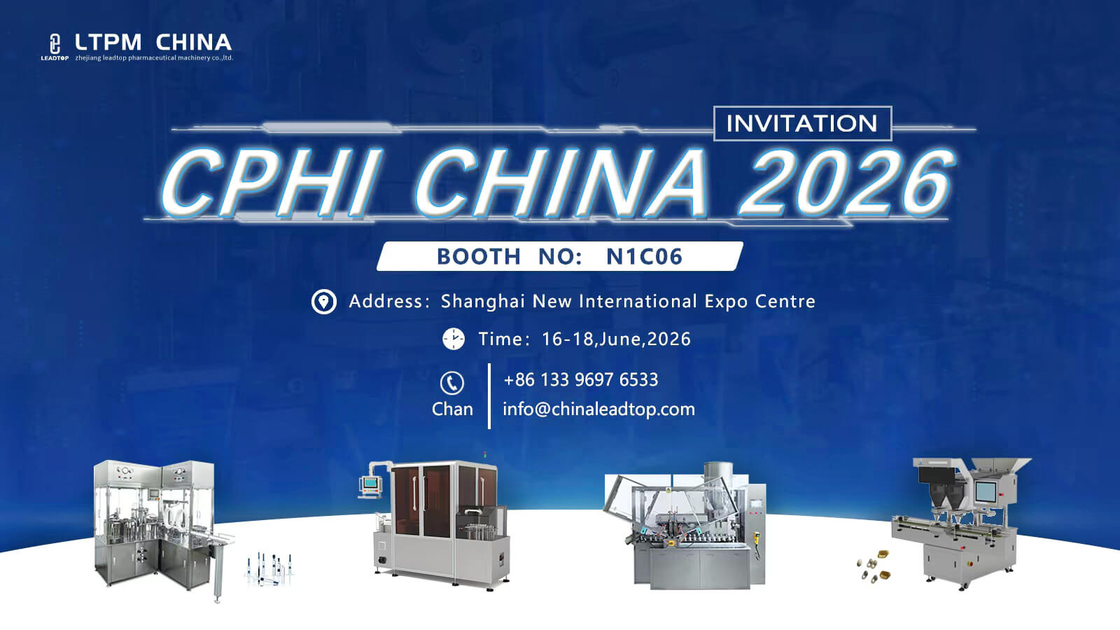 Meet LTPM CHINA at CPHI & PMEC China 2026